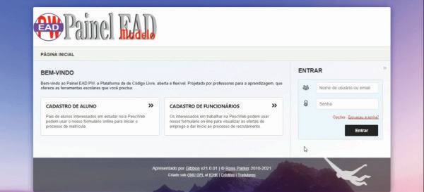Modelo EAD-PW para Aulas Online